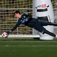 Courtois reaparece y acortaría así la estadía de Keylor