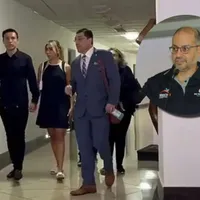 Cruce entre al abogado de Cubo Torres y el presidente del Comité Antidopaje. (Foto: CRHoy)