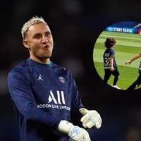 Los hijos de Lionel Messi jugaron con Keylor Navas tras el título de liga [VIDEO]