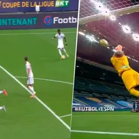 ¡Increíble atajada! Keylor mantiene con vida al PSG en la final de la Copa de la Liga