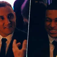 Keylor Navas y Kylian Mbappé en la gala de PSG.