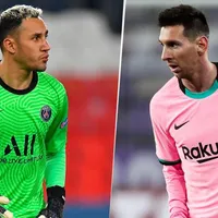 Keylor Navas recibe particular regalo de Lionel Messi