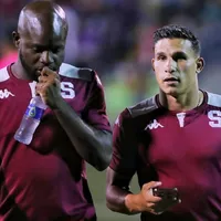 javon east y luis paradela en saprissa.