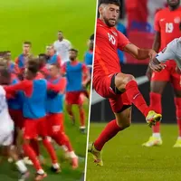 Fuerte altercado entre jugadores de Panamá y Canadá