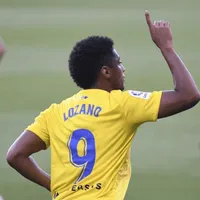 Lozano fue titular en la derrota del Cádiz y peligra el ascenso