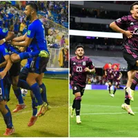 Alineaciones de El Salvador y México
