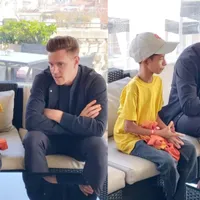 Marc André Ter Stegen tuvo un emotivo encuentro con el niño salvadoreño Levi Sandoval