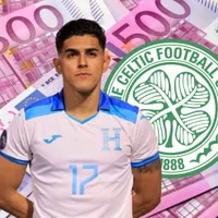 Luis Palma con la Selección de Honduras-