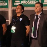 El cuerpo técnico de la Selección de Guatemala.