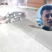 Carlso Barahona se accidentó a la madrugada. (Foto: Teletica)