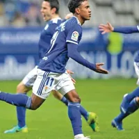 Yoel Barcenas, jugador del mes en el Real Oviedo