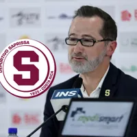 Juan Carlos Rojas en conferencia de prensa.
