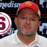 Jafet Soto en conferencia de prensa.