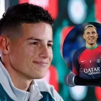 James Rodríguez y Keylor Navas.