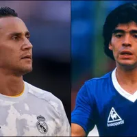 Comparan a Keylor Navas con Diego Maradona