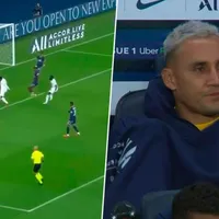 Keylor Navas reaccionó tras el gol que le convirtieron a Gianliugi Donnarumma [VIDEO]