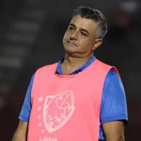 Diego Vázquez molesto en Motagua.