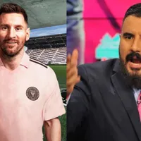 Álvaro Morales cruzó a Lionel Messi tras su anuncio en el Inter Miami