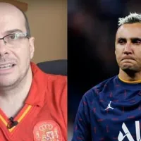 MisterChip se confesó con Keylor Navas sobre la eliminación del PSG en Champions
