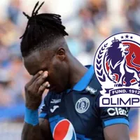Rubilio Castillo con la camisa de Motagua.