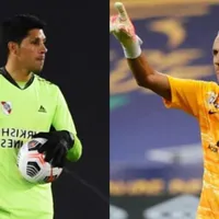 El gesto del PSG de Keylor Navas con Enzo Pérez, quien jugó de arquero en River Plate