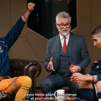 El divertido reto del PSG que Keylor Navas le ganó a Achraf Hakimi [Video]