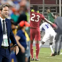 Thomas Christiansen reaccionó de forma inadecuada ante un jugador de Martinica y fue expulsado [VIDEO]