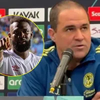 Técnico del América solo ocupó siete palabras para soprender a Olimpia con Benguché y revela si le pondrá marca personal