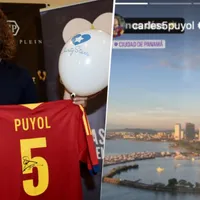 El legendario defensor y ex capitán de España, Carles Puyol se encuentra en Panamá