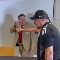 Miguel Herrera se enojó con un periodista. (Foto: Captura de Pantalla)