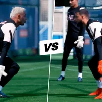 Keylor Navas vs. Gianliugi Donnarumma: duelo de atajadas en la práctica del PSG [VIDEO]
