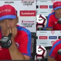 Pedro Troglio abandonó conferencia de prensa molesto, tras una pregunta de periodista tico