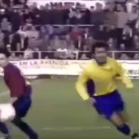 ¡Ole! La increíble finta del "Mágico" a un joven Andrés Iniesta