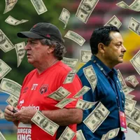 La diferencia salarial entre Machillo Ramírez y Jeaustin Campos.