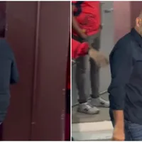 Luis Marín se mostró molesto por la derrota.
