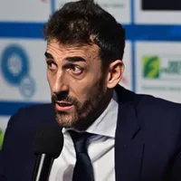 David Dóniga en conferencia de prensa.