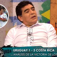 Los elogios de Diego Maradona tras la victoria de Costa Rica ante Uruguay en Brasil 2014