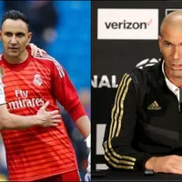 Zidane, sorprendido con Keylor Navas