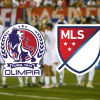 Escudo de Olimpia y de la MLS.