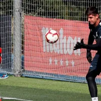 La disputa por un puesto entre Keylor y Courtois en el entreno