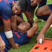 Jugador de Municipal sufre escalofriante lesión