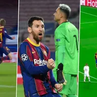 Keylor Navas recibe un gol de Lionel Messi tras un polémico penal [VIDEO]