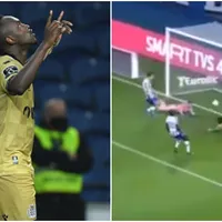 Alberth Elis anotó en el empate ante Porto
