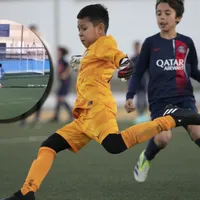 Mateo Navas se lució en las juveniles del PSG. (Foto: FCA)