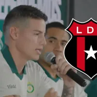 James Rodríguez le apuntó a Alajuelense.