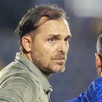 Andrés Carevic se mostró molesto.