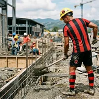Ex Alajuelense ahora trabaja en la construcción.