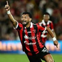 Michael Barrantes durante su paso por Alajuelense.