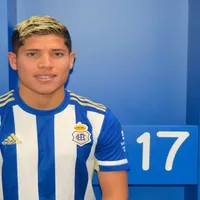 Cristian Martínez fue presentado oficialmente en el Huelva de España