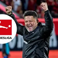 Jafet Soto celebra.